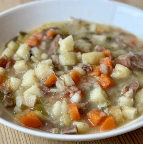Pinnekjøtt plato típico Noruego
