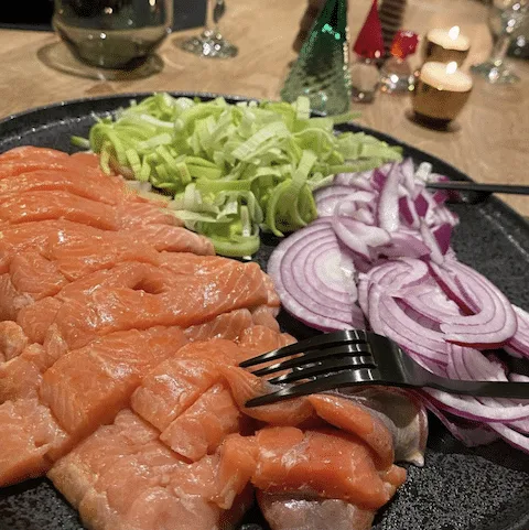 Rakfisk plato típico Noruego